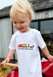 Elf Embroidered Organic Cotton Childrens T-Shirt