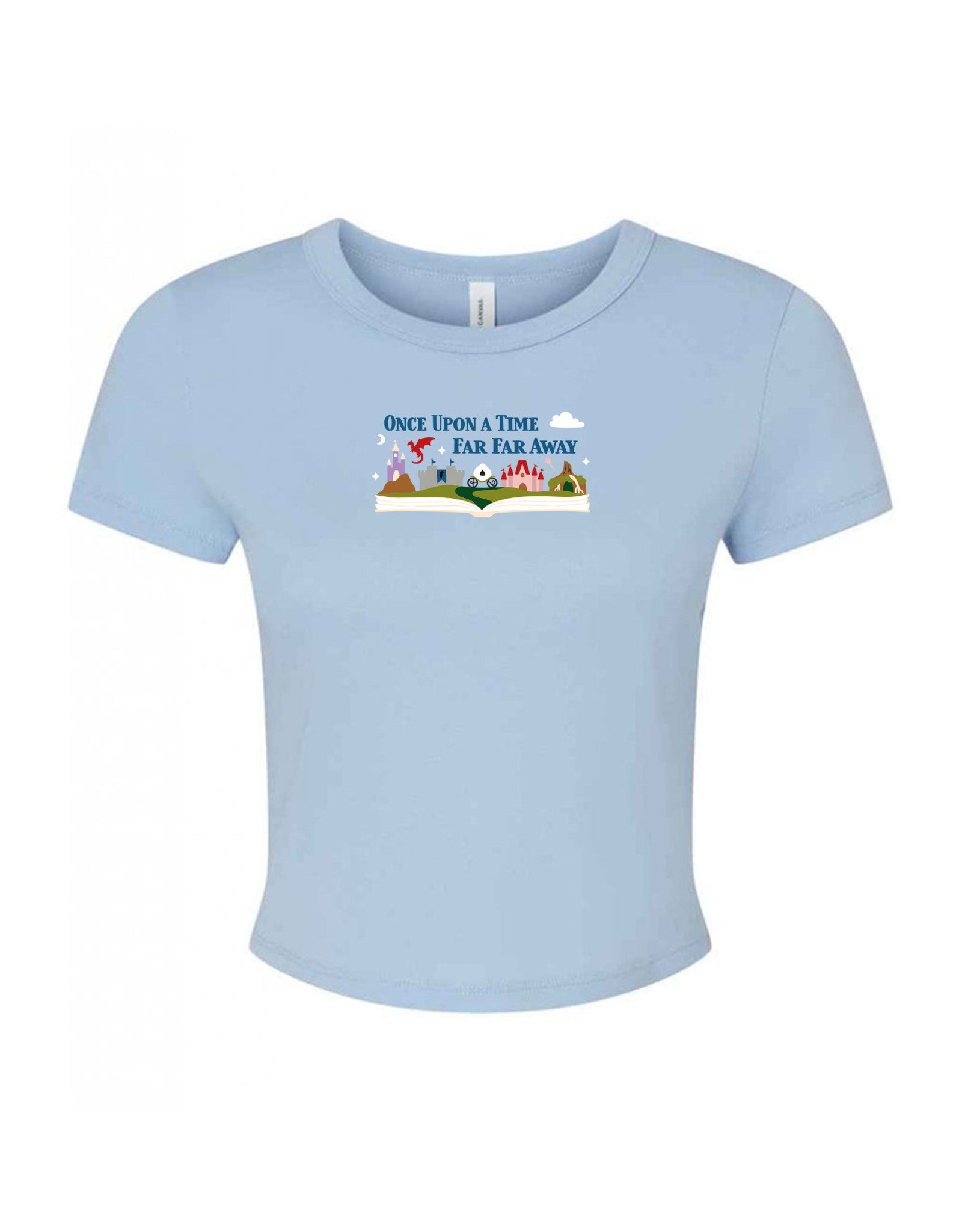 Far Far Away Embroidered Micro Rib Baby Tee