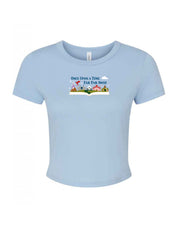 Far Far Away Embroidered Micro Rib Baby Tee