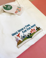 Far Far Away Embroidered Organic Cotton Childrens T-Shirt