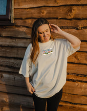 Far Far Away Embroidered Oversized Organic Cotton Tee