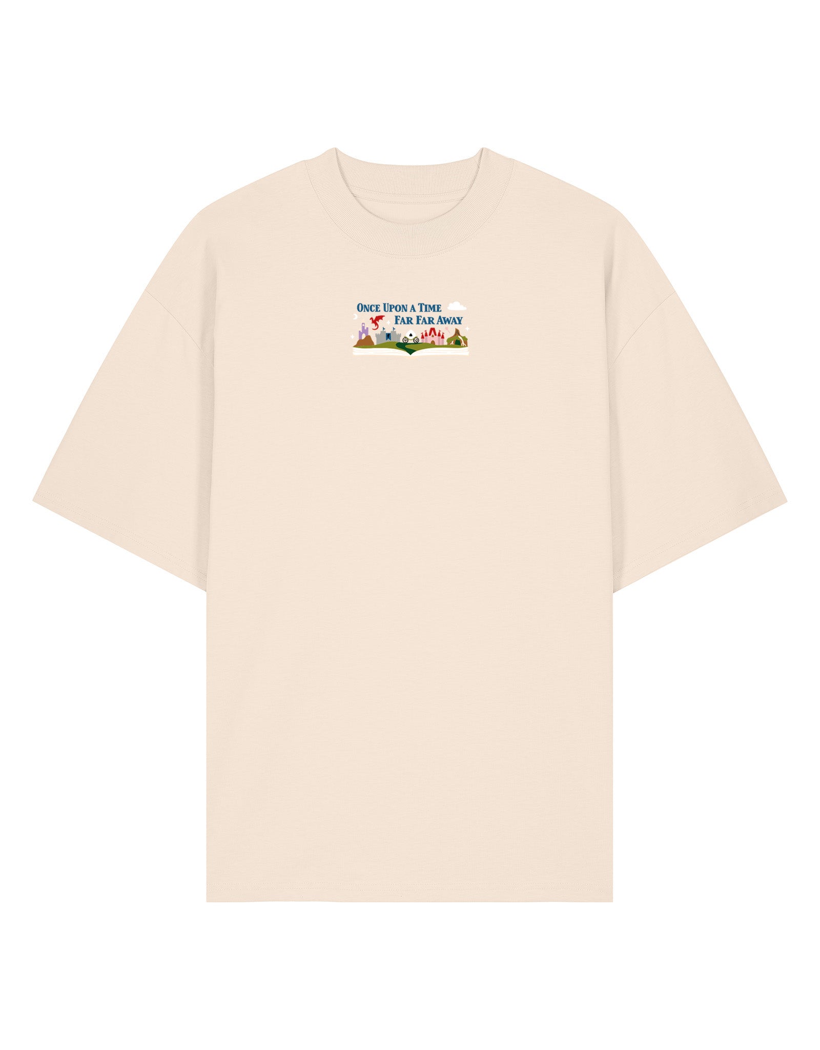 Far Far Away Embroidered Oversized Organic Cotton Tee