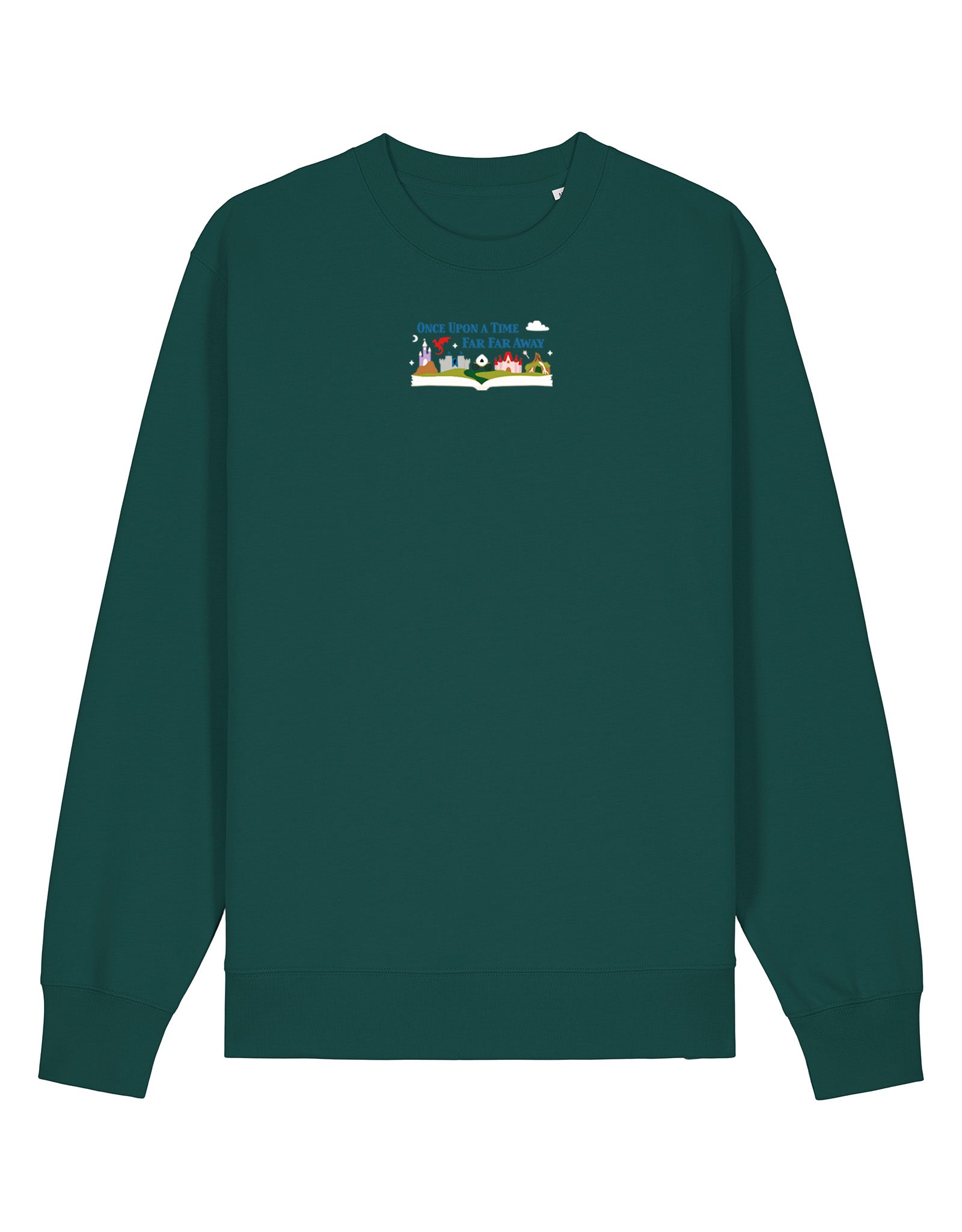 Far Far Away Embroidered Organic Cotton Sweatshirt