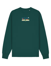 Far Far Away Embroidered Organic Cotton Sweatshirt