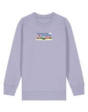 Far Far Away Embroidered Organic Cotton Childrens Sweatshirt