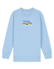 Far Far Away Embroidered Organic Cotton Childrens Sweatshirt
