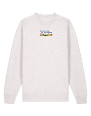 Far Far Away Embroidered Organic Cotton Sweatshirt