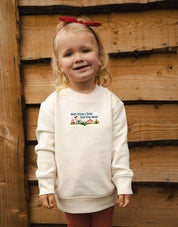 Far Far Away Embroidered Organic Cotton Childrens Sweatshirt