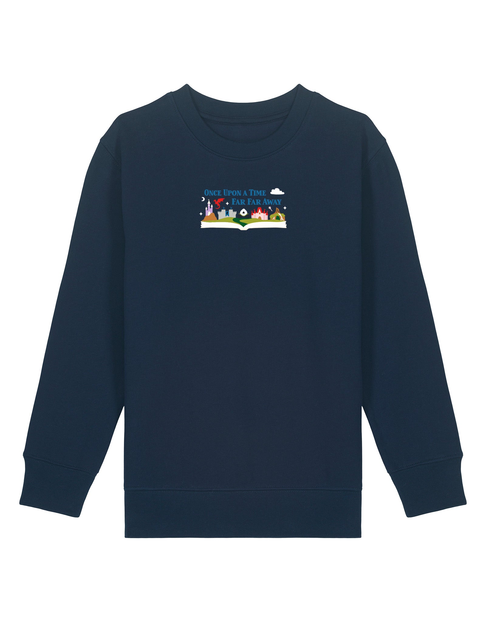 Far Far Away Embroidered Organic Cotton Childrens Sweatshirt