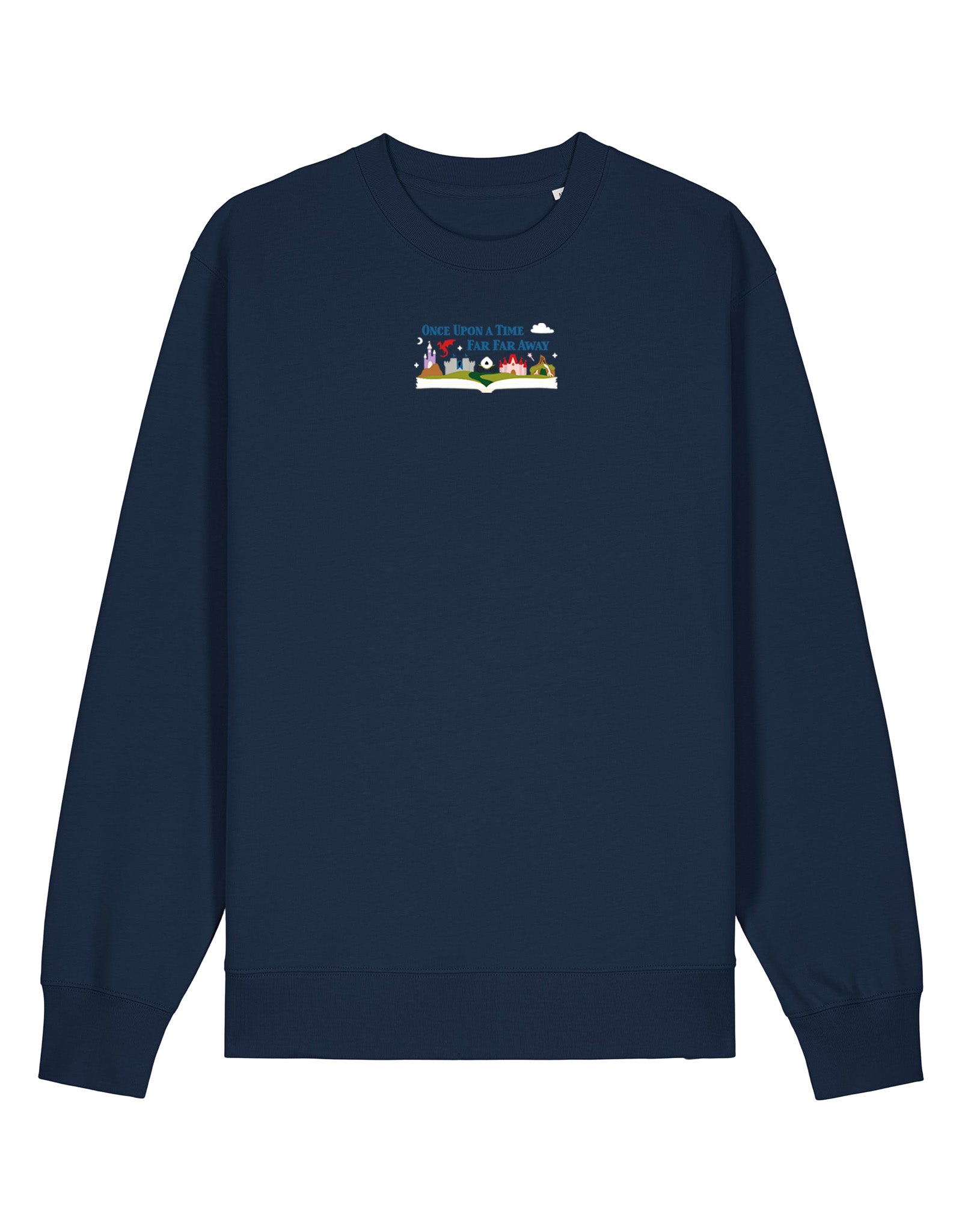 Far Far Away Embroidered Organic Cotton Sweatshirt