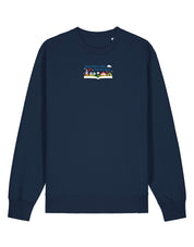 Far Far Away Embroidered Organic Cotton Sweatshirt