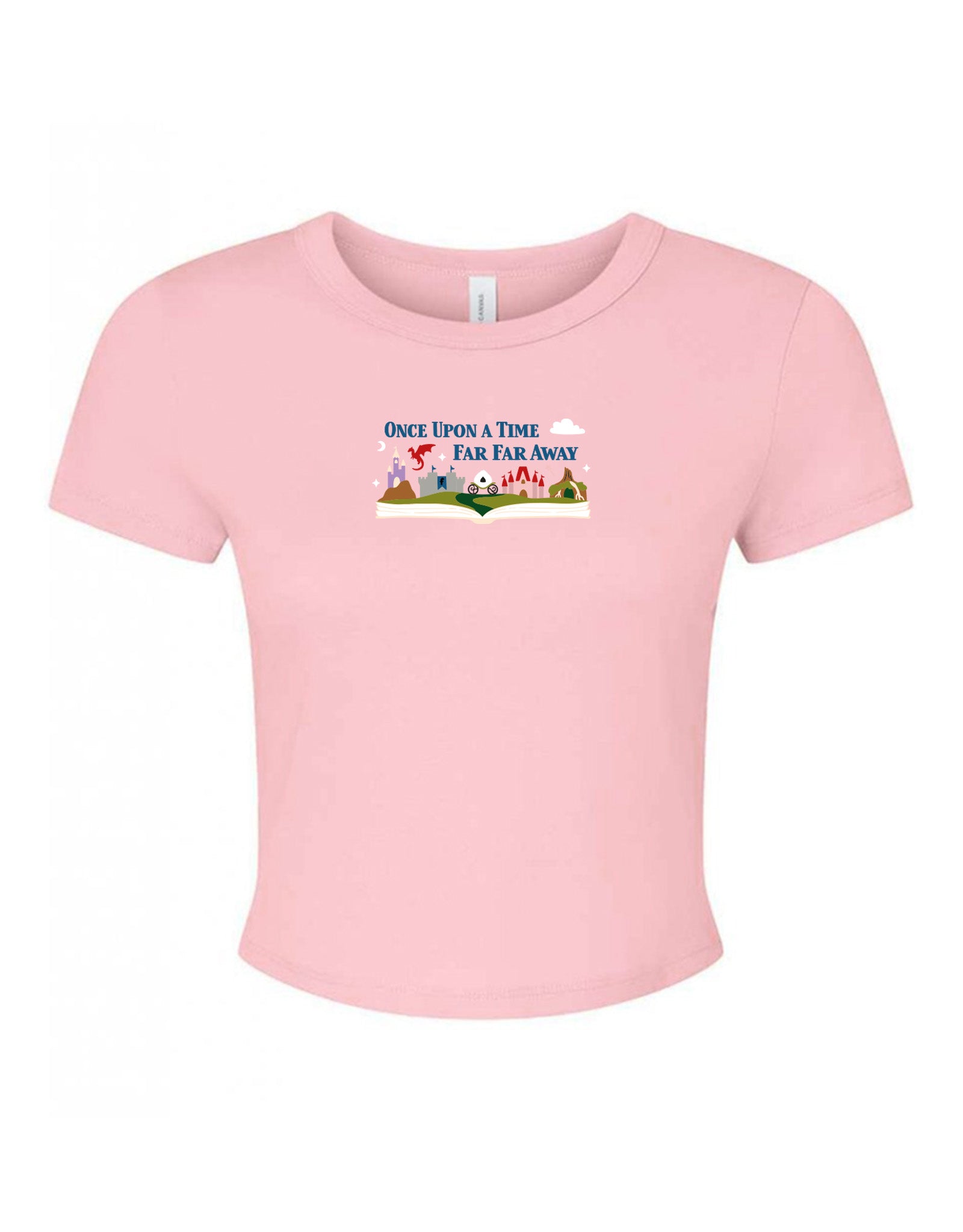 Far Far Away Embroidered Micro Rib Baby Tee