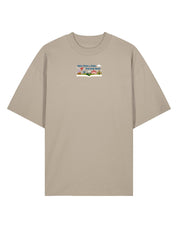 Far Far Away Embroidered Oversized Organic Cotton Tee