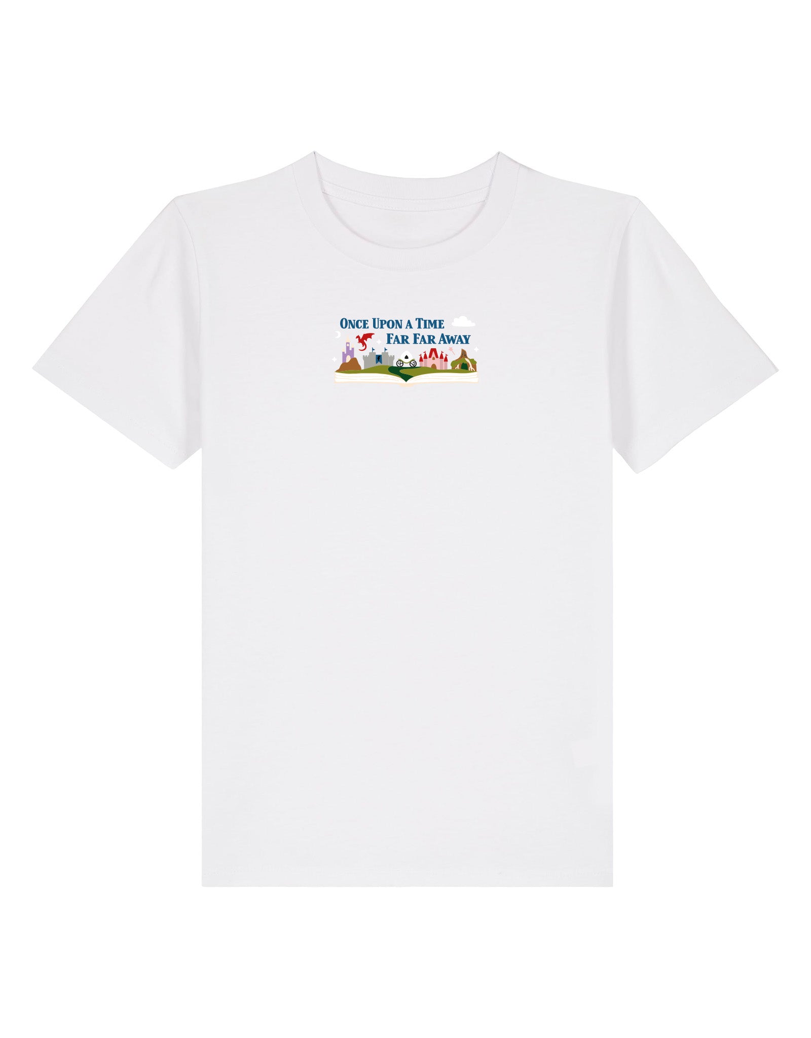 Far Far Away Embroidered Organic Cotton Childrens T-Shirt