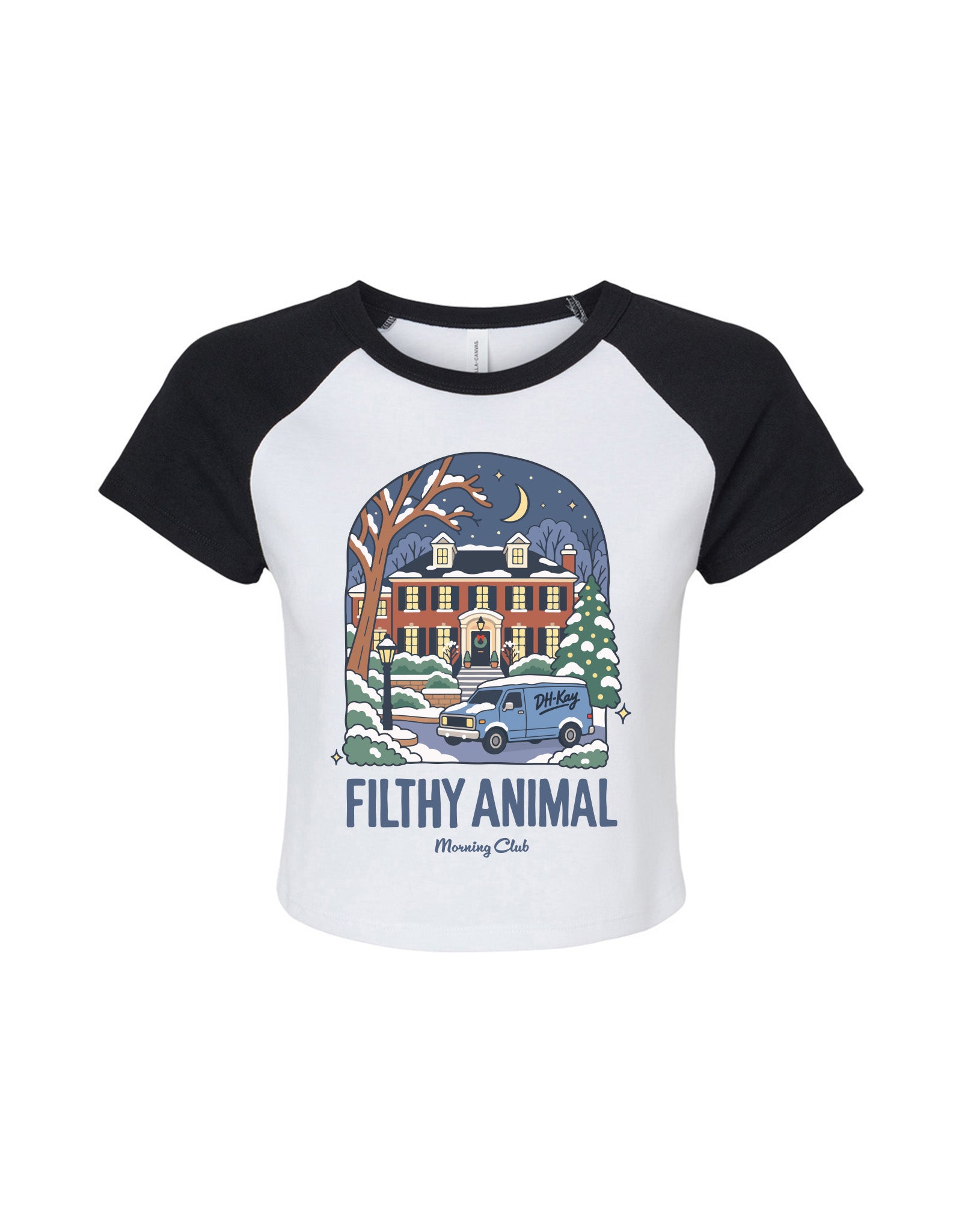 Filthy Animal Printed Micro Rib Baby Tee