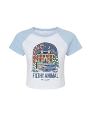 Filthy Animal Printed Micro Rib Baby Tee