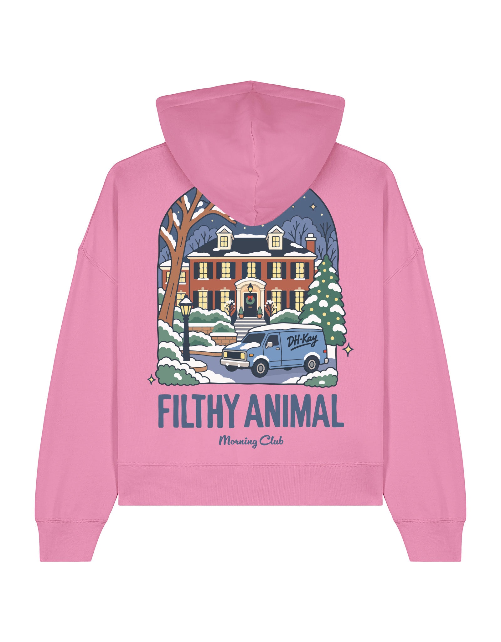 Filthy Animal Printed Boxy Organic Cotton Hoodie