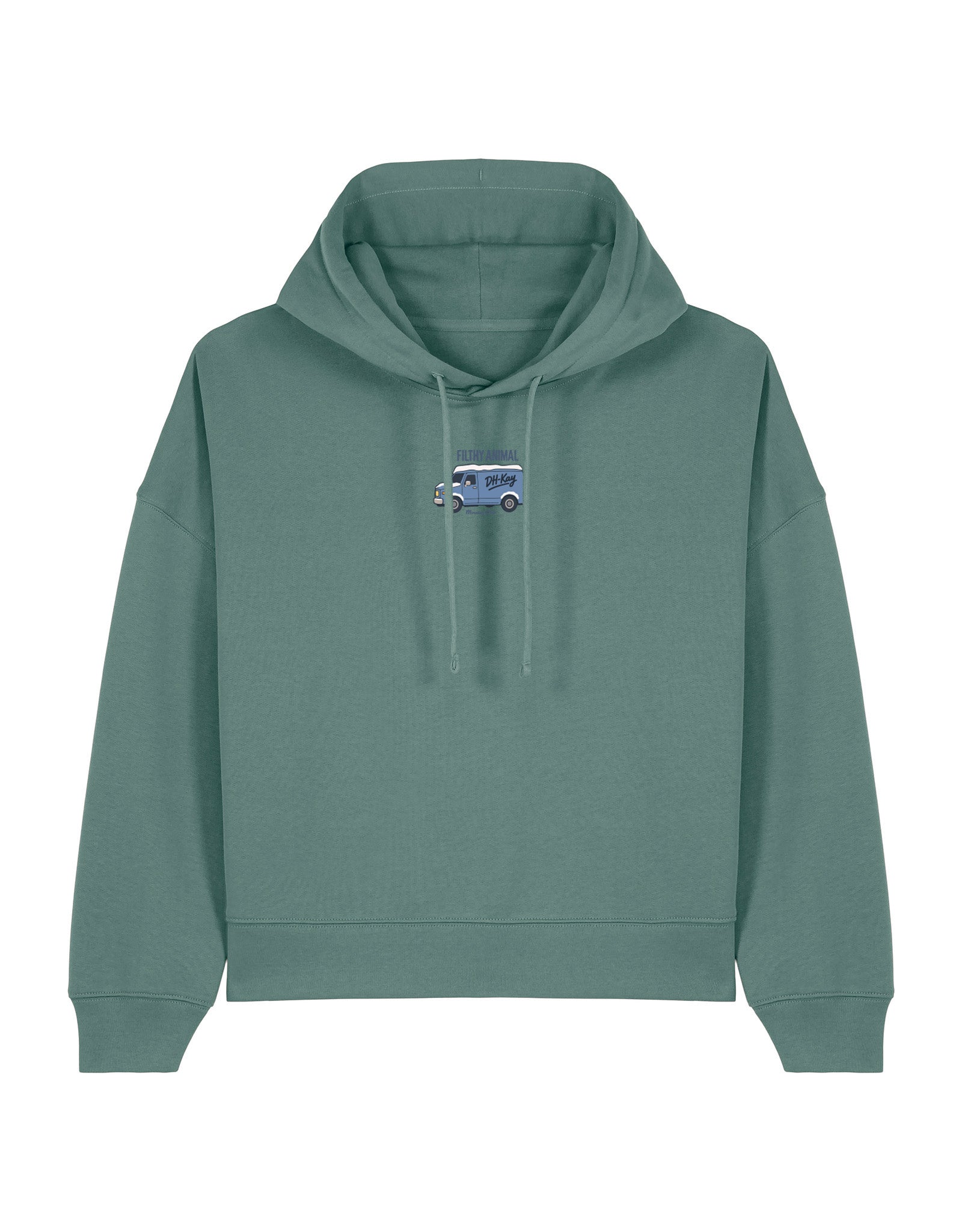 Filthy Animal Printed Boxy Organic Cotton Hoodie