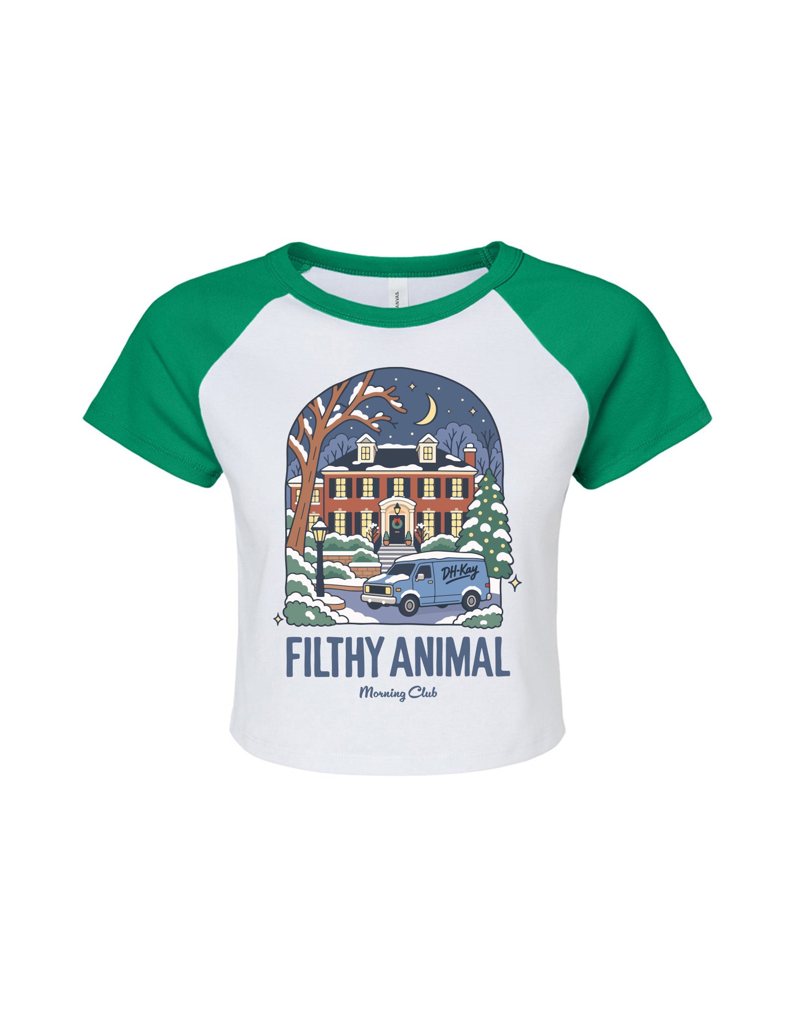 Filthy Animal Printed Micro Rib Baby Tee