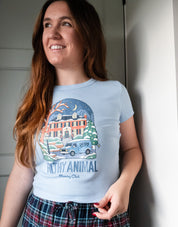 Filthy Animal Printed Micro Rib Baby Tee