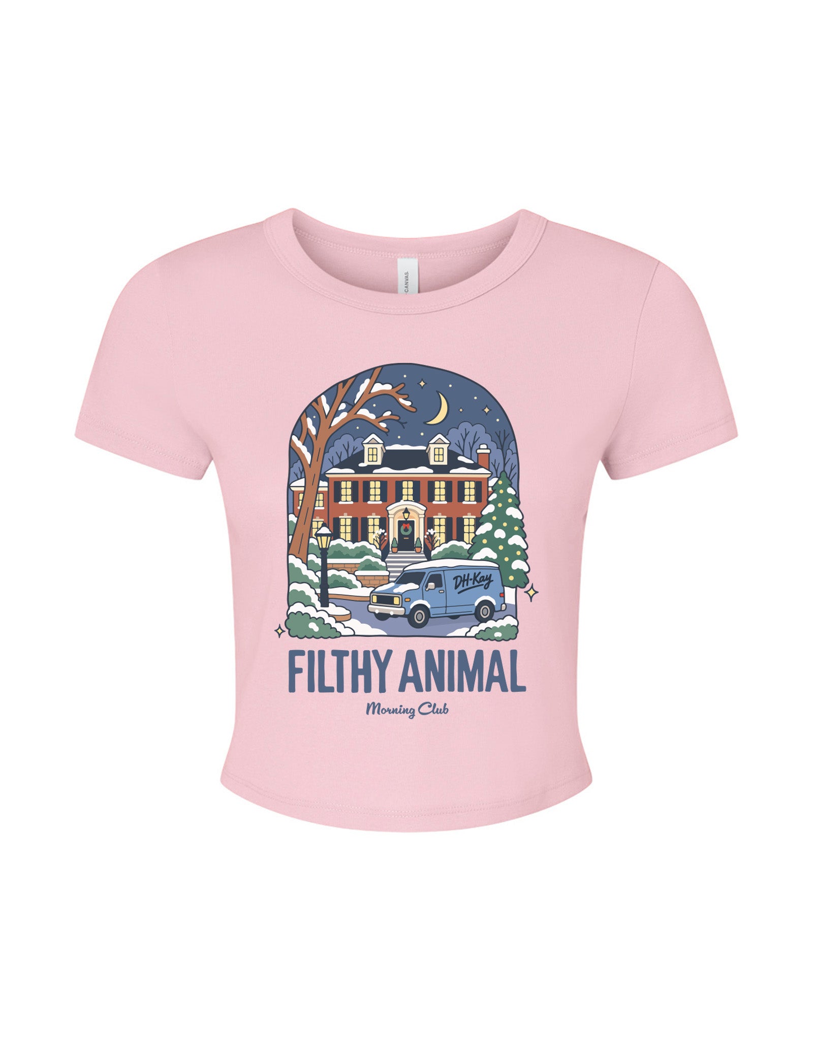 Filthy Animal Printed Micro Rib Baby Tee