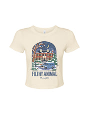 Filthy Animal Printed Micro Rib Baby Tee