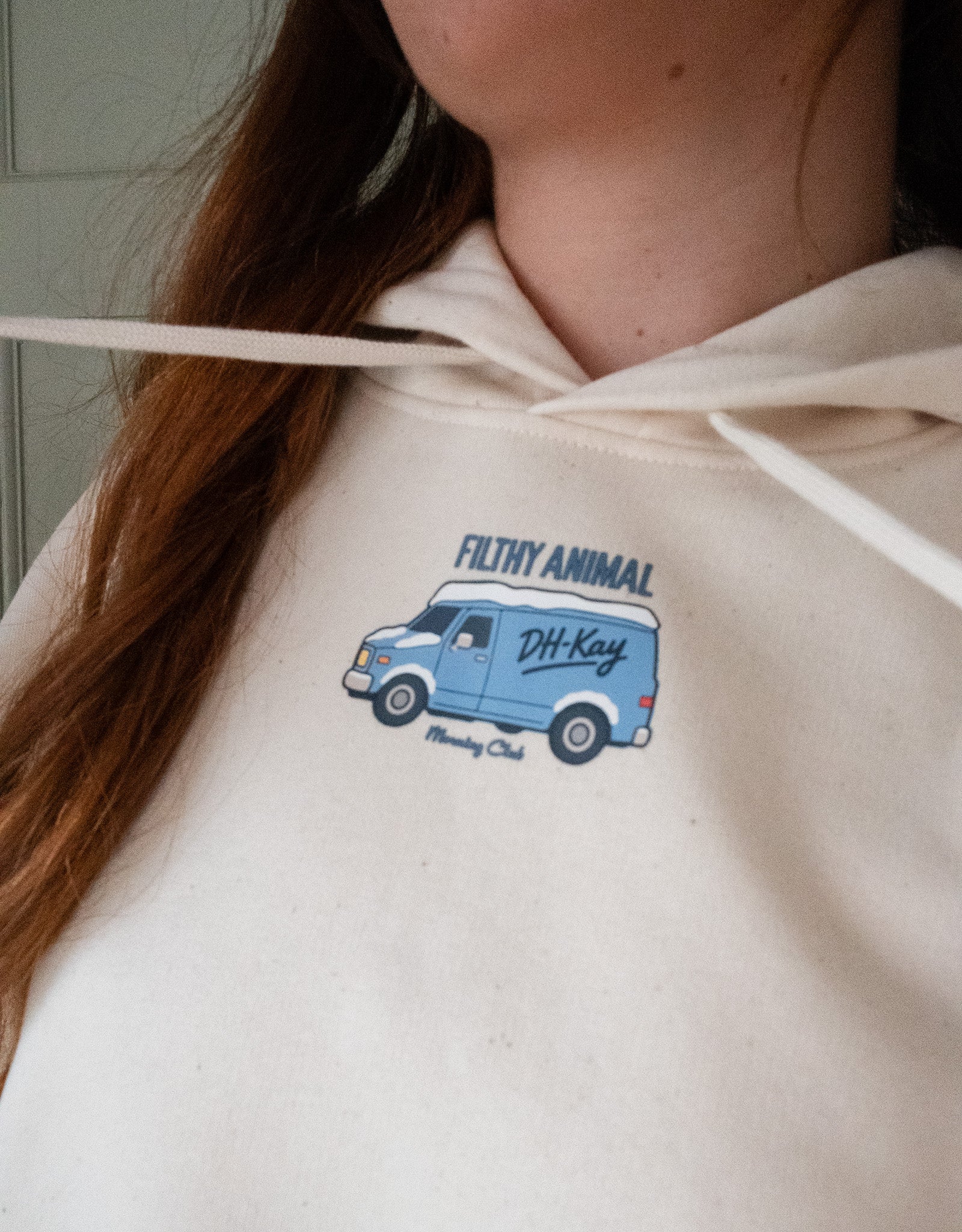 Filthy Animal Printed Boxy Organic Cotton Hoodie