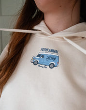 Filthy Animal Printed Boxy Organic Cotton Hoodie