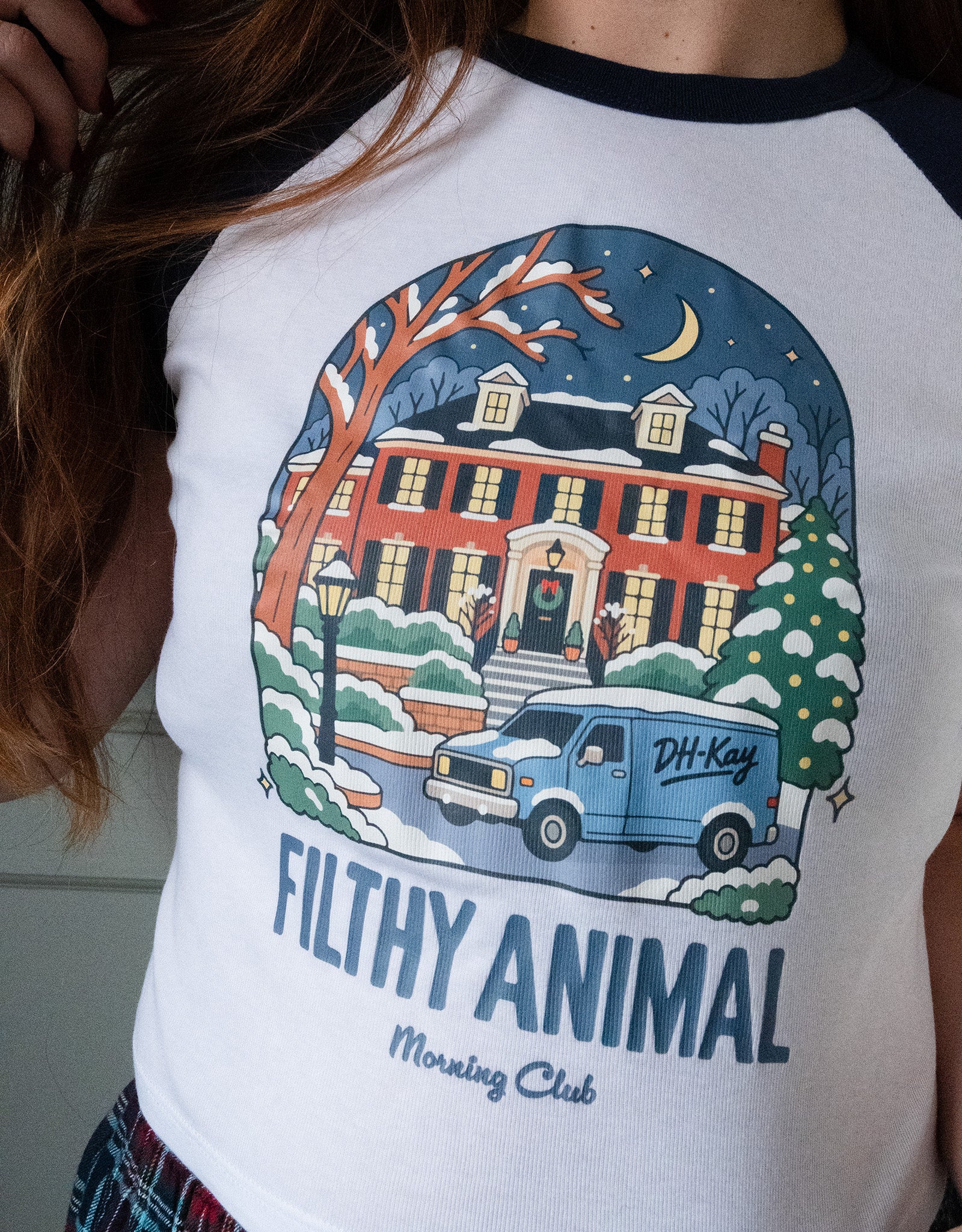Filthy Animal Printed Micro Rib Baby Tee