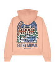 Filthy Animal Printed Boxy Organic Cotton Hoodie