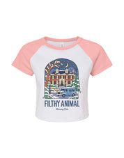 Filthy Animal Printed Micro Rib Baby Tee