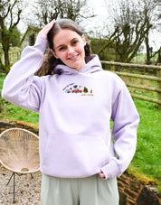 Forks Embroidered Heavyweight Cotton Hoodie