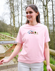 Forks Embroidered Organic Cotton T-Shirt