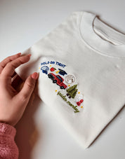 Forks Embroidered Boat Bag