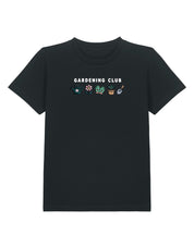 Gardening Club Embroidered Organic Cotton Childrens T-Shirt