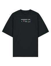 Gardening Club Embroidered Oversized Organic Cotton Tee