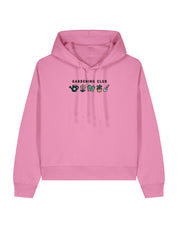Gardening Club Embroidered Boxy Organic Cotton Hoodie
