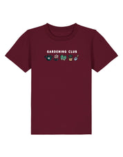 Gardening Club Embroidered Organic Cotton Childrens T-Shirt