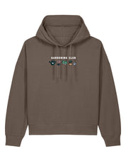 Gardening Club Embroidered Boxy Organic Cotton Hoodie