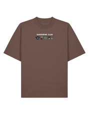 Gardening Club Embroidered Oversized Organic Cotton Tee