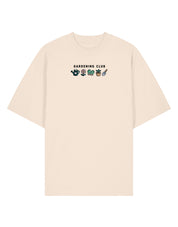 Gardening Club Embroidered Oversized Organic Cotton Tee