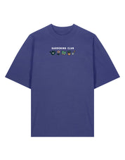 Gardening Club Embroidered Oversized Organic Cotton Tee