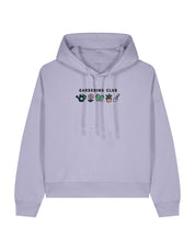Gardening Club Embroidered Boxy Organic Cotton Hoodie