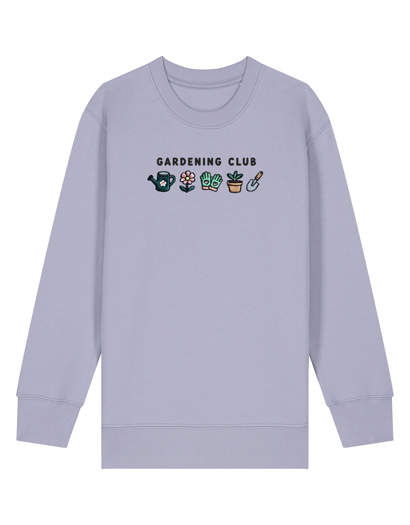 Gardening Club Embroidered Organic Cotton Childrens Sweatshirt