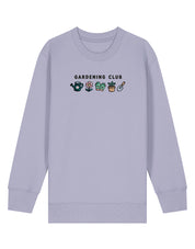 Gardening Club Embroidered Organic Cotton Childrens Sweatshirt