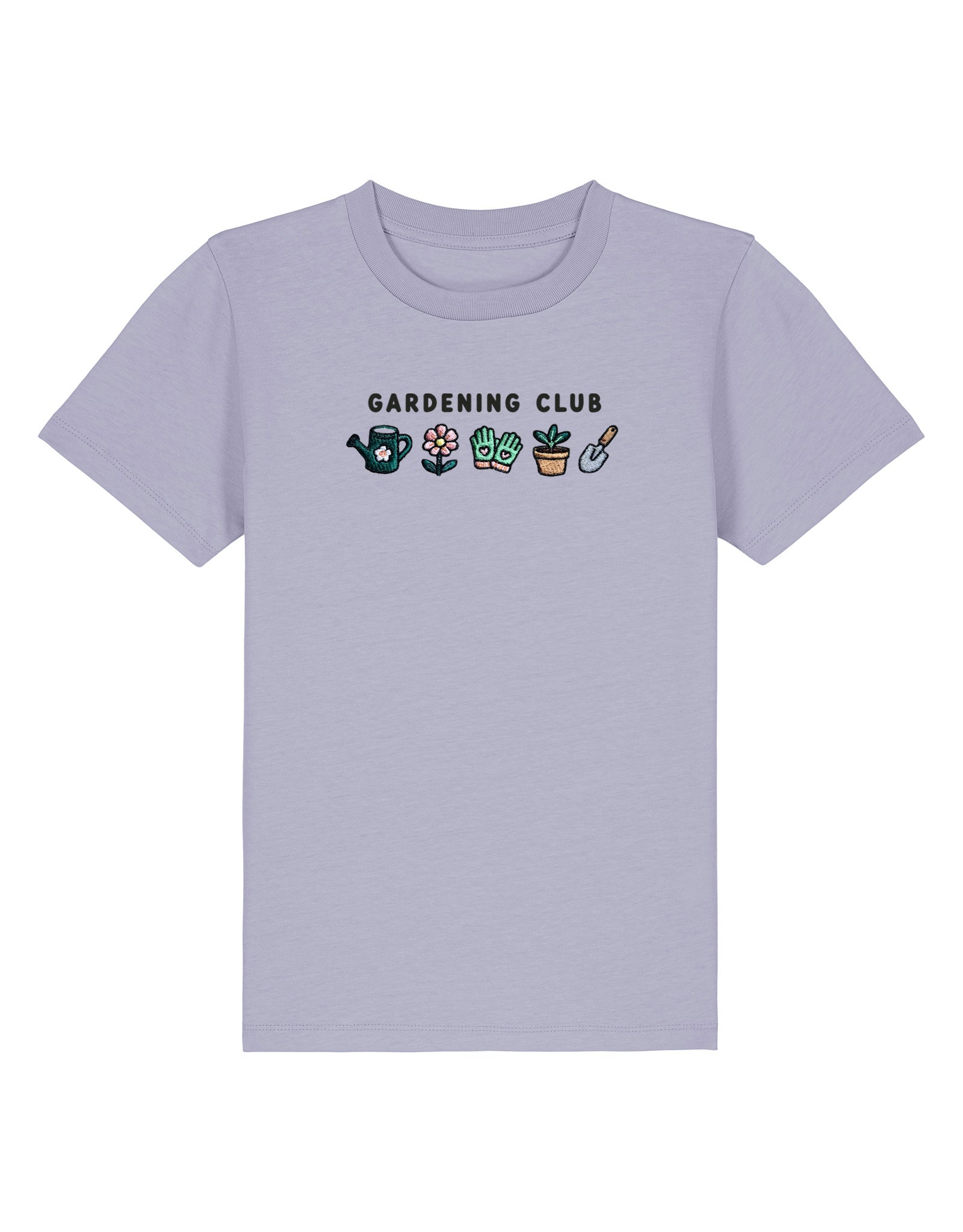 Gardening Club Embroidered Organic Cotton Childrens T-Shirt