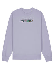 Gardening Club Embroidered Organic Cotton Sweatshirt