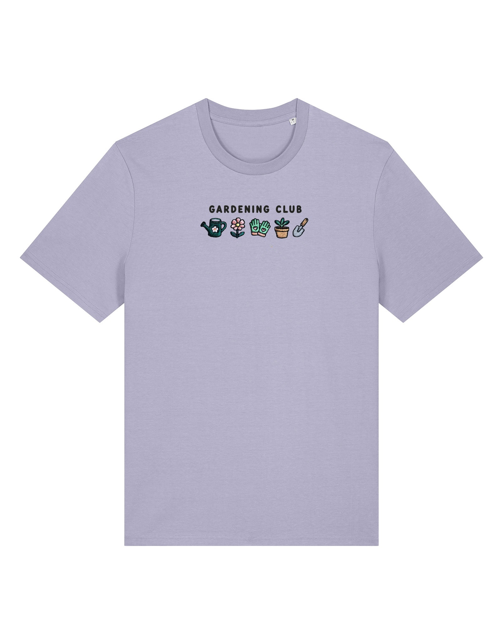 Gardening Club Embroidered Organic Cotton T-Shirt