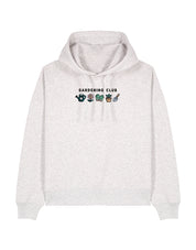 Gardening Club Embroidered Boxy Organic Cotton Hoodie