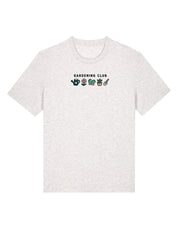 Gardening Club Embroidered Organic Cotton T-Shirt